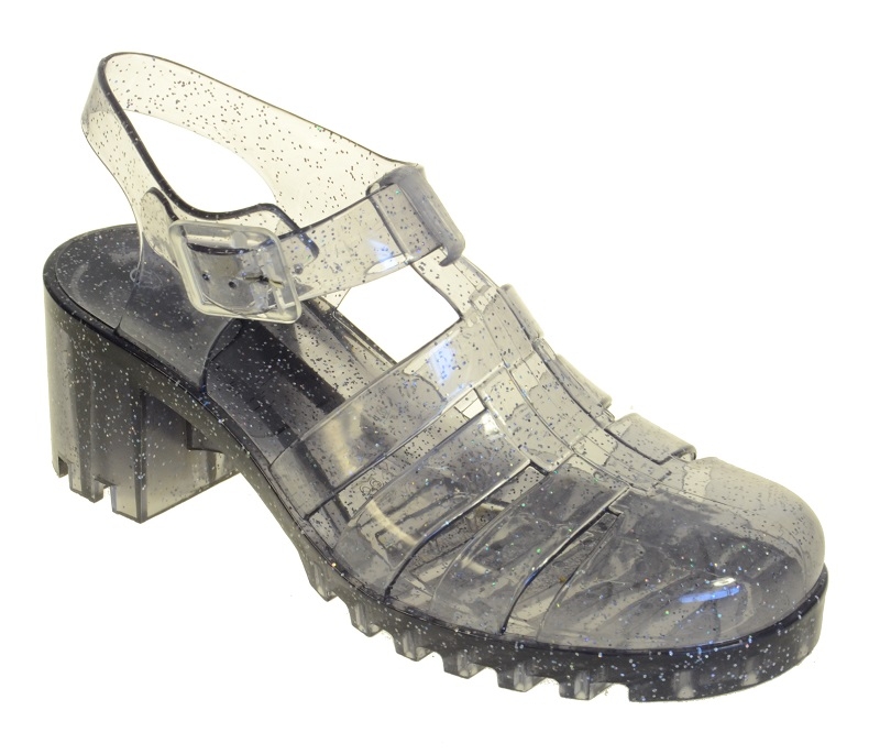 girls clear jelly shoes