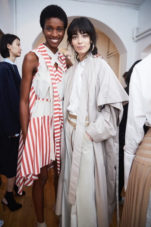 Palmer Harding Spring Summer 2017 Presentation Backstage LFW The