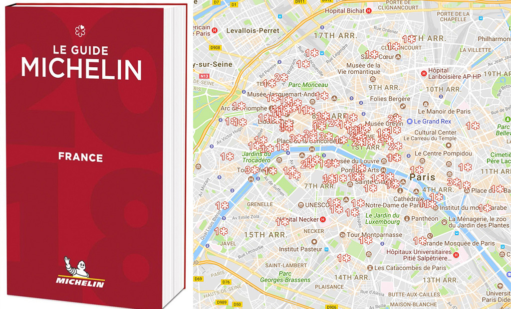 3 Michelin Star Restaurants France Map - United States Map